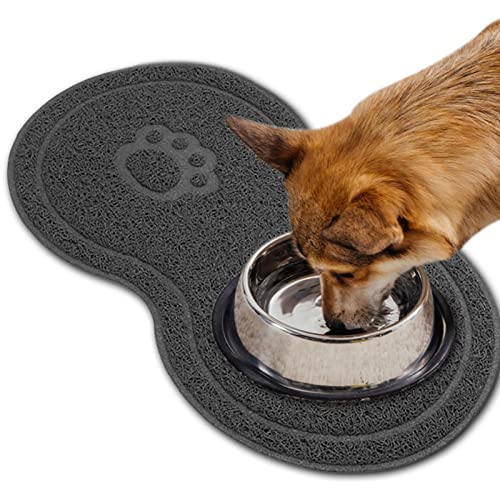 Futternapfunterlage für Haustiere, rutschfeste Unterlage für Hunde, Welpen, Kätzchen von Janurium