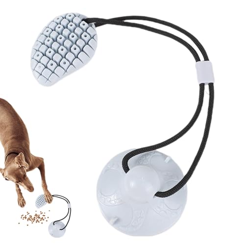 Hundespielzeug mit Saugnapf, Hundespielzeug mit Saugnapf, Unzerstörbares Hundespielzeug, Interaktives Hundespielzeug Tauziehen, geistig stimulierendes Spielzeug für Hunde, Ballspielzeug zur Futterausg Hundespielzeug mit Saugnapf, Hundespielzeug mit Saugnapf, Unzerstörbares Hundespielzeug, Interaktives Hundespielzeug Tauziehen, geistig stimulierendes Spielzeug für Hunde, Ballspielzeug zur Futterausg von Janurium