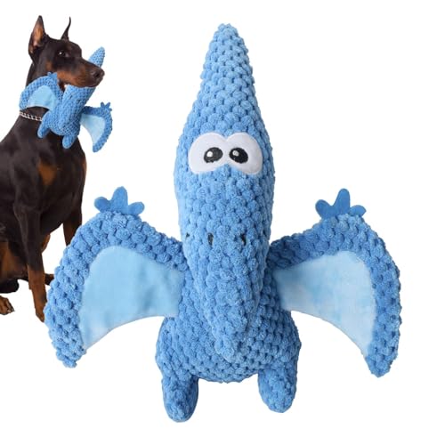 Janurium Hundespielzeug aus Plüsch, klingendes Kauspielzeug, weiches interaktives Plüsch-Quietschspielzeug, Dinosaurier-Kauspielzeug, robuster Stoff für aggressive Kauer, kleine, mittelgroße und große Janurium Hundespielzeug aus Plüsch, klingendes Kauspielzeug, weiches interaktives Plüsch-Quietschspielzeug, Dinosaurier-Kauspielzeug, robuster Stoff für aggressive Kauer, kleine, mittelgroße und große von Janurium