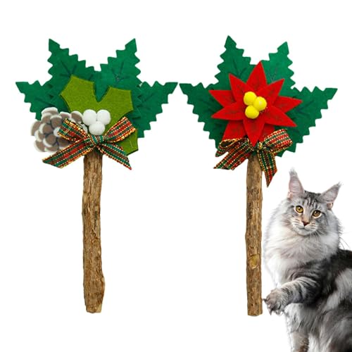 Janurium Katzenminzestäbchen für Indoor-Katzen – weiches Filz-Kauspielzeug, 2 x Katzenminze-Spielzeug, natürliches Silbervinestäbchen, niedlich, interaktiv für Indoor-Katzen Janurium Katzenminzestäbchen für Indoor-Katzen – weiches Filz-Kauspielzeug, 2 x Katzenminze-Spielzeug, natürliches Silbervinestäbchen, niedlich, interaktiv für Indoor-Katzen von Janurium