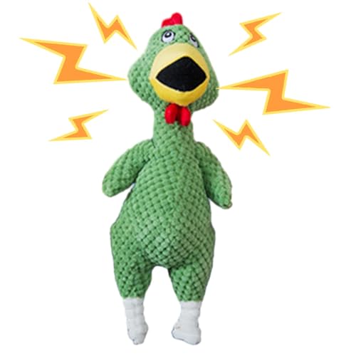 Janurium Schreiendes Huhn-Hundespielzeug – Huhn-Hundespielzeug | Quietschendes Hundespielzeug – Hundespielzeug mit Quetschgeräusch, schreiendes Huhn, Kautrainingsspielzeug für Haustiere, Po Janurium Schreiendes Huhn-Hundespielzeug – Huhn-Hundespielzeug | Quietschendes Hundespielzeug – Hundespielzeug mit Quetschgeräusch, schreiendes Huhn, Kautrainingsspielzeug für Haustiere, Po von Janurium