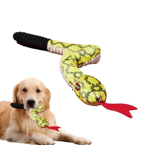 Janurium Snake Plüsch-Hundespielzeug, schöne Schlange, Hundespielzeug für aggressive Kauer, bissfest, klingendes Papier, Kauspielzeug für große und kleine Hunde Janurium Snake Plüsch-Hundespielzeug, schöne Schlange, Hundespielzeug für aggressive Kauer, bissfest, klingendes Papier, Kauspielzeug für große und kleine Hunde von Janurium