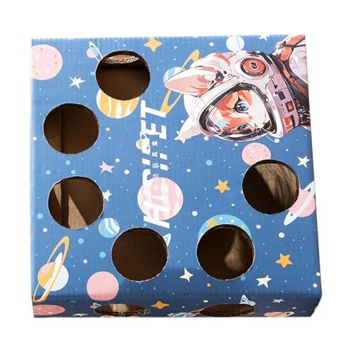 Katzen-Puzzle-Box-Spielzeug, Katzen-Puzzle-Box aus Pappe - Intelligenter Katzenkratzer,Katzenkratzer, Katzenpuzzlespielzeug, interaktives Katzenspielzeug für Hauskatzen, Whack Mole Cat Feather Toy Katzen-Puzzle-Box-Spielzeug, Katzen-Puzzle-Box aus Pappe - Intelligenter Katzenkratzer,Katzenkratzer, Katzenpuzzlespielzeug, interaktives Katzenspielzeug für Hauskatzen, Whack Mole Cat Feather Toy von Janurium
