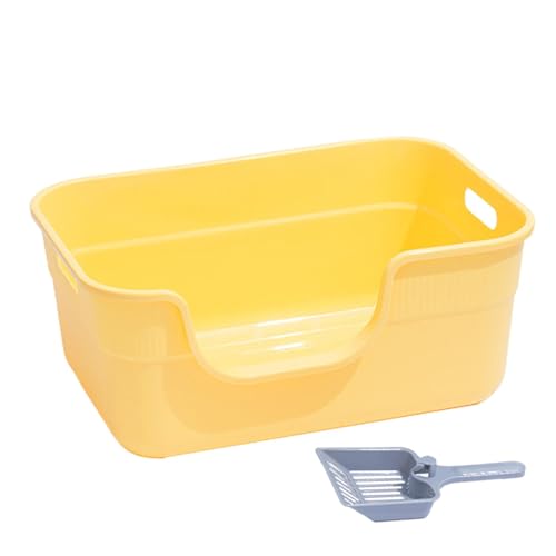 Katzenstreubox -Tablett - Leichte Kapazitätsdächerboxen öffnen Oben | Anti-Spillage-Katzenboxen, langlebige Katzenstreuablett-Tierversorgungen für Kaninchen Kätzchen Haustiervorräte Katzenstreubox -Tablett - Leichte Kapazitätsdächerboxen öffnen Oben | Anti-Spillage-Katzenboxen, langlebige Katzenstreuablett-Tierversorgungen für Kaninchen Kätzchen Haustiervorräte von Janurium