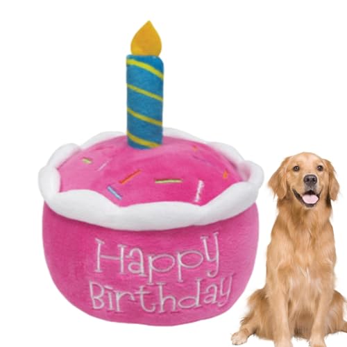 Plüschspielzeug für Hundegeburtstagskuchen zum Geburtstag des Hundes, kreative Geburtstagsgeschenke, Plüschkuchen Hundespielzeug, Plüsch-Kuchengeschenk Plüschspielzeug für Hundegeburtstagskuchen zum Geburtstag des Hundes, kreative Geburtstagsgeschenke, Plüschkuchen Hundespielzeug, Plüsch-Kuchengeschenk von Janurium