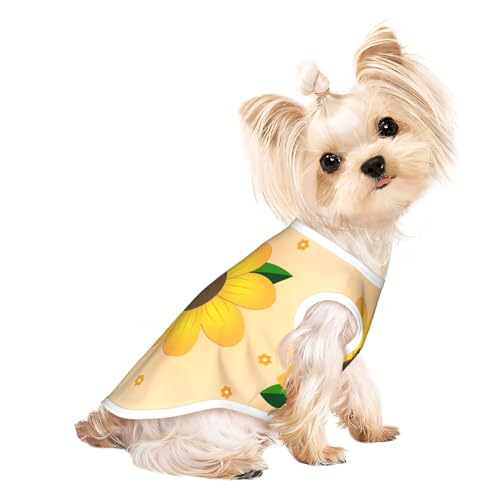 Atmungsaktives ärmelloses T-Shirt für kleine und mittelgroße Katzen und Hunde, Chihuahua, Yorkie, Dackel Atmungsaktives ärmelloses T-Shirt für kleine und mittelgroße Katzen und Hunde, Chihuahua, Yorkie, Dackel von JaoXer