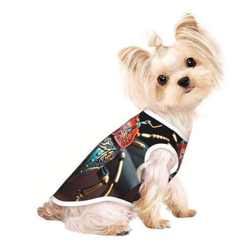 Atmungsaktives ärmelloses T-Shirt für kleine und mittelgroße Katzen und Hunde, Chihuahua, Yorkie, Dackel Atmungsaktives ärmelloses T-Shirt für kleine und mittelgroße Katzen und Hunde, Chihuahua, Yorkie, Dackel von JaoXer