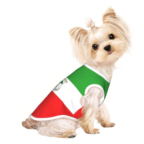Haustier-T-Shirt, atmungsaktiv, ärmellos, Flagge von Äquatorialguinea, für kleine und mittelgroße Katzen und Hunde, Chihuahua, Yorkie, Dackel Haustier-T-Shirt, atmungsaktiv, ärmellos, Flagge von Äquatorialguinea, für kleine und mittelgroße Katzen und Hunde, Chihuahua, Yorkie, Dackel von JaoXer