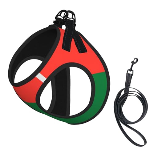 Hundegeschirr für Haustiere, Größe S, Flagge von Madagaskar, verstellbar, für Katzen und Hunde, perfekt für Spaziergänge im Freien Hundegeschirr für Haustiere, Größe S, Flagge von Madagaskar, verstellbar, für Katzen und Hunde, perfekt für Spaziergänge im Freien von JaoXer