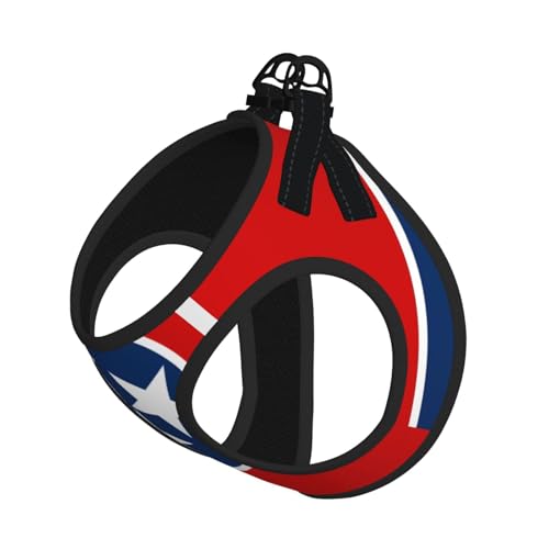 Hundegeschirr für große Haustiere, Größe S, Tennessee-Flagge, verstellbar, für Katzen und Hunde, perfekt für Spaziergänge im Freien Hundegeschirr für große Haustiere, Größe S, Tennessee-Flagge, verstellbar, für Katzen und Hunde, perfekt für Spaziergänge im Freien von JaoXer