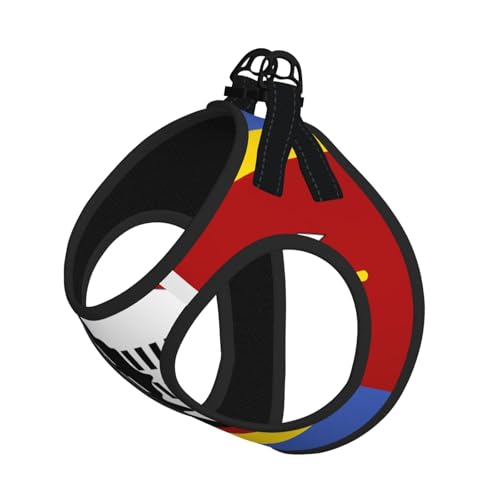 Hundegeschirr für kleine Haustiere, Größe S, Swasiland-Flagge, verstellbar, für Katzen und Hunde, perfekt für Spaziergänge im Freien Hundegeschirr für kleine Haustiere, Größe S, Swasiland-Flagge, verstellbar, für Katzen und Hunde, perfekt für Spaziergänge im Freien von JaoXer