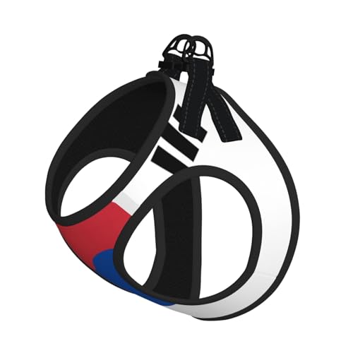 Hundegeschirr für kleine Haustiere, kleine Größe, Flagge der Republik Korea, verstellbar, für Katzen und Hunde, perfekt für Spaziergänge im Freien Hundegeschirr für kleine Haustiere, kleine Größe, Flagge der Republik Korea, verstellbar, für Katzen und Hunde, perfekt für Spaziergänge im Freien von JaoXer