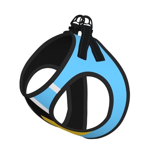 Hundegeschirr für kleine Haustiere, kleine Größe, Flagge von St. Lucia, verstellbar, für Katzen und Hunde, perfekt für Spaziergänge im Freien Hundegeschirr für kleine Haustiere, kleine Größe, Flagge von St. Lucia, verstellbar, für Katzen und Hunde, perfekt für Spaziergänge im Freien von JaoXer