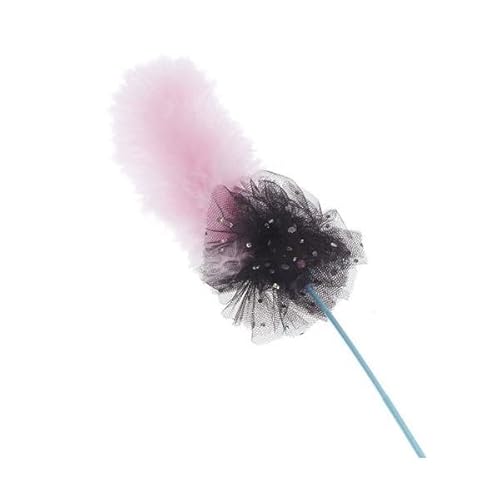 Japan Premium Pet, Spielzeug für Katzen Aller Rassen, Teaser „Rosa Ballerina im Rock“ mit Naturfedern und Glöckchen für Katzen Japan Premium Pet, Spielzeug für Katzen Aller Rassen, Teaser „Rosa Ballerina im Rock“ mit Naturfedern und Glöckchen für Katzen von Japan Premium Pet