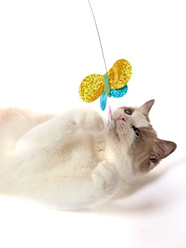 Japan Premium Pet Ein Katzenspielzeug, EIN Langer Teaser mit Einer unvorhersehbaren schmetterlingsförmigen Bewegungsbahn. von Japan Premium Pet