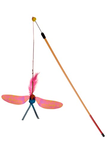 Japan Premium Pet Katzen- und Kätzchen-Spielzeug Super Lange Angelrute mit einem ausziehbaren Spinnmechanismus in Form eines Vogels Japan Premium Pet Katzen- und Kätzchen-Spielzeug Super Lange Angelrute mit einem ausziehbaren Spinnmechanismus in Form eines Vogels von Japan Premium Pet