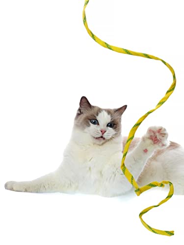 Japan Premium Pet Katzenspielzeug Teaser Kordelzug mit starkem knirschen, katzenspielzeug für alle rassen. Gelb Japan Premium Pet Katzenspielzeug Teaser Kordelzug mit starkem knirschen, katzenspielzeug für alle rassen. Gelb von Japan Premium Pet