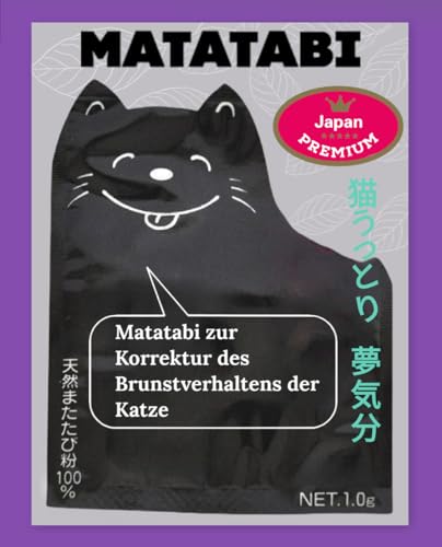 Japan Premium Pet Matatabi zur Korrektur des Brunstverhaltens der Katze, 1,0g Japan Premium Pet Matatabi zur Korrektur des Brunstverhaltens der Katze, 1,0g von Japan Premium Pet