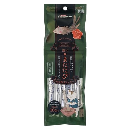 Japan Premium Pet Natural Matatabi komplett mit Spielzeugmaus (10 Stäbchen à 0,5 g) von Japan Premium Pet