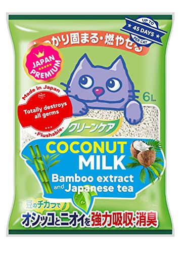 Japan Premium Pet Pelleted Cat Litter, 7L, 6L,7 litres (Katzenstreufüller mit Kokosmilch) von Japan Premium Pet