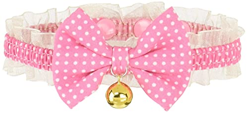 Japan Premium Pet Sicheres Chokerhalsband für Fashionista mit Anti-Erstickungs-System. Farbe: Pink Größe 2S von Japan Premium Pet
