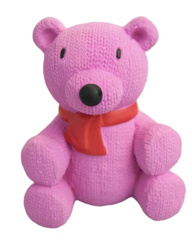 Latex Bear Shaped Toy with Sweet Strawberry Aroma. for small and medium Breeds of Dogs. von Japan Premium Pet