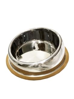 Non-Tipping Weighted Anatomical Bowl for Dogs with Rubberized Bottom, Size L von Japan Premium Pet