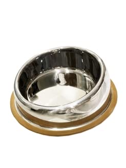 Non-Tipping Weighted Anatomical Bowl for Dogs with Rubberized Bottom, Size L Non-Tipping Weighted Anatomical Bowl for Dogs with Rubberized Bottom, Size L von Japan Premium Pet