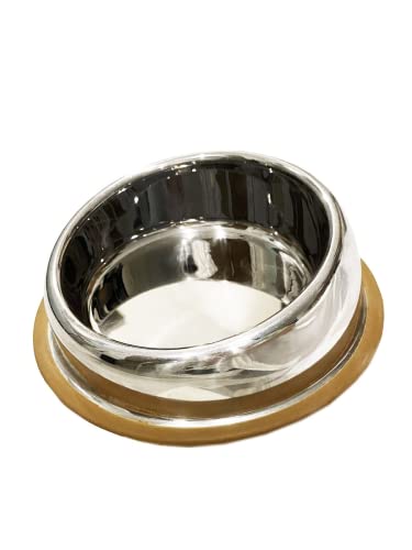 Non-Tipping Weighted Anatomical Bowl for Dogs with Rubberized Bottom, Size M von Japan Premium Pet