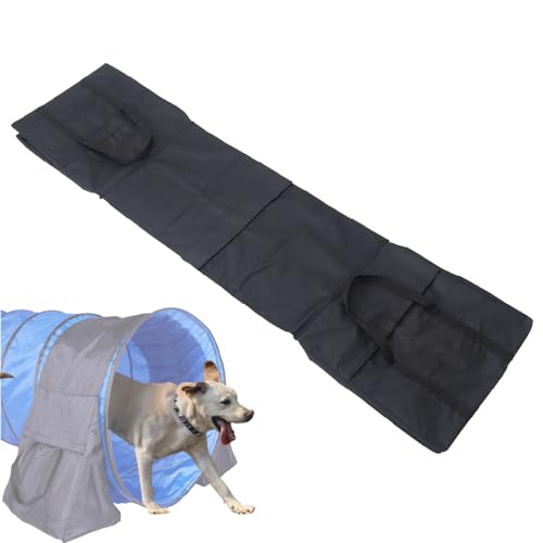 Japard 1 Set mit 2 Hundetunnel-Sandsäcken, Agility-Tunnelbeutelhalter-Set, für den Innen- und Außenbereich, Hunde-Laufschlauch-Taschen, Hunde-Agility-Trainingsgerät für Hunde (2 Taschen) von Japard