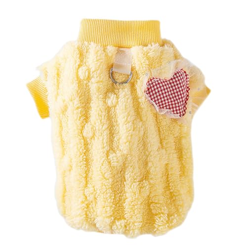 Jarsense Flanell-Pullover, warmer Pullover für Herbst und Winter, Gelb (M) von Jarsense