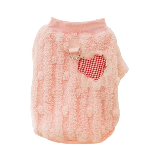 Jarsense Flanell-Pullover, warmer Pullover für Herbst und Winter, Rosa, Größe L Jarsense Flanell-Pullover, warmer Pullover für Herbst und Winter, Rosa, Größe L von Jarsense