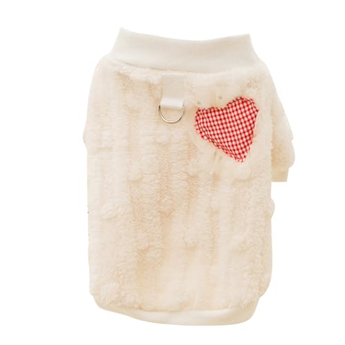 Jarsense Haustier-Hundekleidung, Flanell-Pullover, warmer Pullover, Herbst und Winter, Rosa, Größe S Jarsense Haustier-Hundekleidung, Flanell-Pullover, warmer Pullover, Herbst und Winter, Rosa, Größe S von Jarsense
