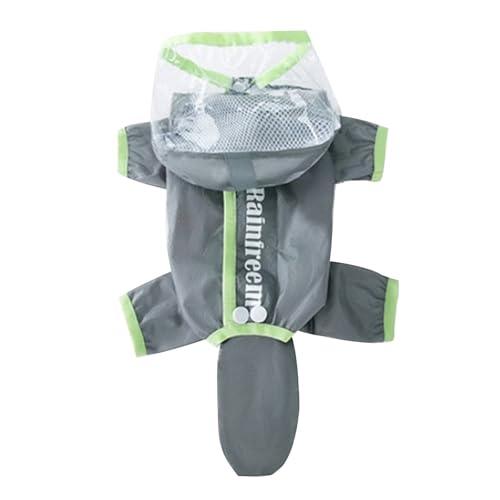 Jarsense Hunde-Regenmantel mit Loch für die Leine und transparenter Kapuze, wasserdicht, verstellbar, sicherer Hunde-Regenmantel für kleine, mittelgroße und große Haustiere, Grün, Größe M Jarsense Hunde-Regenmantel mit Loch für die Leine und transparenter Kapuze, wasserdicht, verstellbar, sicherer Hunde-Regenmantel für kleine, mittelgroße und große Haustiere, Grün, Größe M von Jarsense