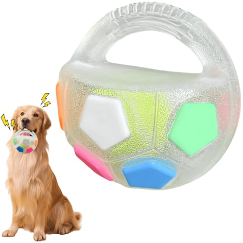 Jatmira Robustes, langlebiges Ballspielzeug für aggressive Kauer, Ball in Flasche, starker Gummifußball, Hundekauspielzeug für mittelgroße und große Rassen Jatmira Robustes, langlebiges Ballspielzeug für aggressive Kauer, Ball in Flasche, starker Gummifußball, Hundekauspielzeug für mittelgroße und große Rassen von Jatmira