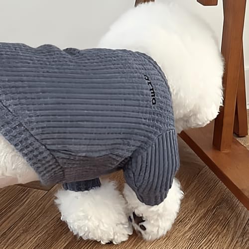 Sphynx süßer Katzenpullover aus Baumwolle, für alle Jahreszeiten, weicher Rollkragen, hautfreundlich, haarlos, Haustierbekleidung mit Ärmeln für Hauskatzen und kleine Hunde (Grau, Größe M (2 - 3,5 kg) Sphynx süßer Katzenpullover aus Baumwolle, für alle Jahreszeiten, weicher Rollkragen, hautfreundlich, haarlos, Haustierbekleidung mit Ärmeln für Hauskatzen und kleine Hunde (Grau, Größe M (2 - 3,5 kg) von Jatmira