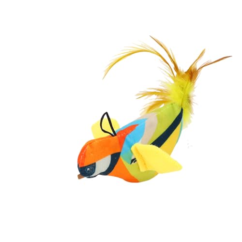 Jauarta 4pcs Interaktives Hang Bird Cat Toys Set Chirping Sound Lifelike Plush Catnip Kätzchen Chase -Übungsspielzeug für Innenkätzchen Jauarta 4pcs Interaktives Hang Bird Cat Toys Set Chirping Sound Lifelike Plush Catnip Kätzchen Chase -Übungsspielzeug für Innenkätzchen von Jauarta