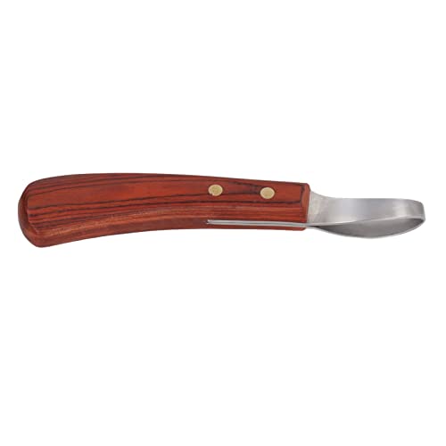 Jauarta Hufschneiderschere, Edelstahlklinge, Gummi-Holzgriff, Mehrzweck-Hufschneider Rinder und Pferde von Jauarta