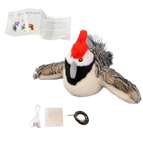 Jauarta Specht Vogel Katzenspielzeug Lanyard Design USB Ladungsvogel Interaktives Sound Katze Übung Spielzeug für Zuhause Jauarta Specht Vogel Katzenspielzeug Lanyard Design USB Ladungsvogel Interaktives Sound Katze Übung Spielzeug für Zuhause von Jauarta