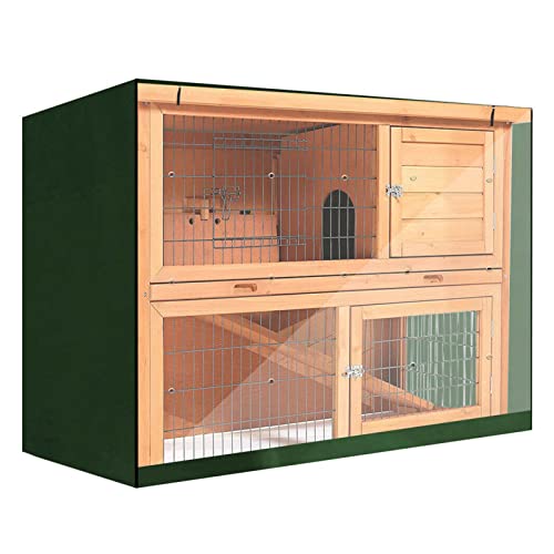 Abdeckung für Kaninchenstall,210D-Oxford-Gewebe,Hasenstall wasserdichte Staubschutz,Doppelschicht-Kaninchenstall-Abdeckung,Staubschutz für Rubbits,Hamster, Haustiere,Hauszubehör,122*50*105 cm (Grün) Abdeckung für Kaninchenstall,210D-Oxford-Gewebe,Hasenstall wasserdichte Staubschutz,Doppelschicht-Kaninchenstall-Abdeckung,Staubschutz für Rubbits,Hamster, Haustiere,Hauszubehör,122*50*105 cm (Grün) von Jauhmui