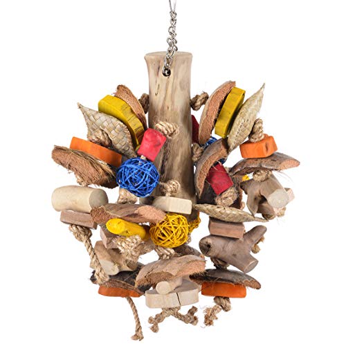 Java | Chunky Monster L | ca. 49 x 39 x 39 cm | Kaffeeholz Sittich- und Papageienspielzeug Java | Chunky Monster L | ca. 49 x 39 x 39 cm | Kaffeeholz Sittich- und Papageienspielzeug von Java
