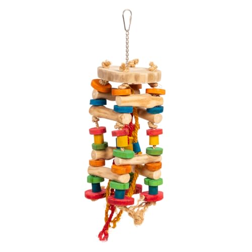 Java | Knabberspielzeug - Babble Tower Chain - Medium | ca. 11 x 11 x 35 cm Java | Knabberspielzeug - Babble Tower Chain - Medium | ca. 11 x 11 x 35 cm von Java