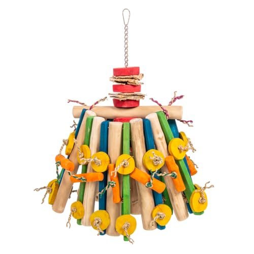 Java | Knabberspielzeug - Vogelspielzeug aus Holz - Carousel Large | ca. 30 x 28 x 45 cm Java | Knabberspielzeug - Vogelspielzeug aus Holz - Carousel Large | ca. 30 x 28 x 45 cm von Java