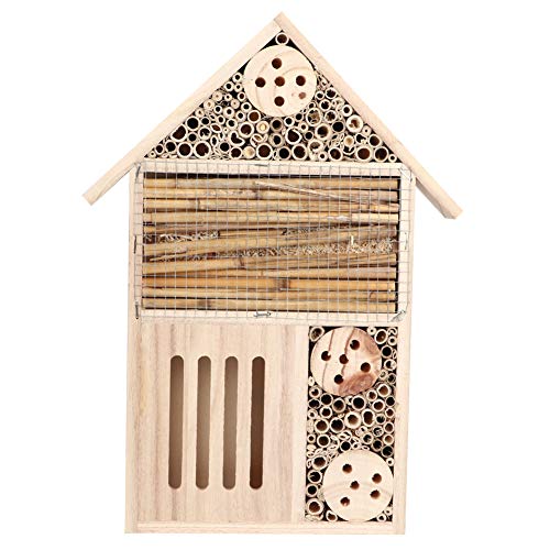 Jaxenor Insektenhaus aus Holz – ermutigt nützliche Insekten zum Nisten und Dekorieren Ihres Gartens von Jaxenor