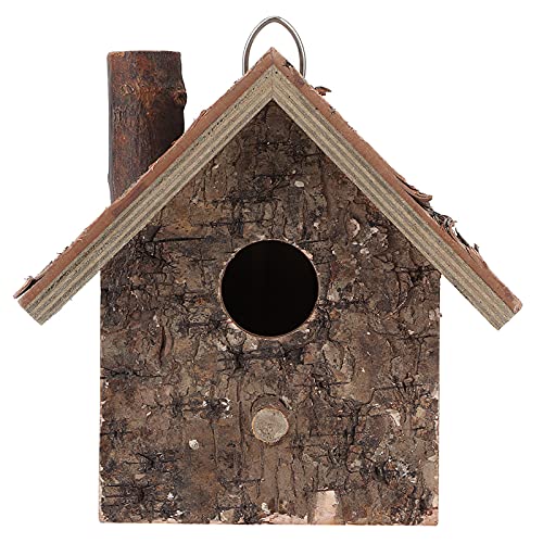Jaxenor Vogelhaus aus Holz, feuchtigkeitsbeständig, zum Aufhängen, hält Ihre Vögel warm und gemütlich mit diesem eleganten Ruheplatz von Jaxenor
