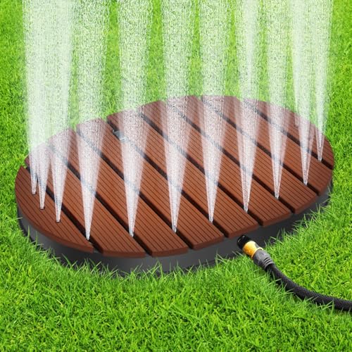 Jaxguom Gartendusche Bodendusche Außendusche, 22 Kupferdüsen & Fußrad, WPC Holzoptik, rutschfest, Wetterfest, Bis 4m Fontänenhöhe, Pooldusche, Saunadusche, Campingdusche Jaxguom Gartendusche Bodendusche Außendusche, 22 Kupferdüsen & Fußrad, WPC Holzoptik, rutschfest, Wetterfest, Bis 4m Fontänenhöhe, Pooldusche, Saunadusche, Campingdusche von Jaxguom