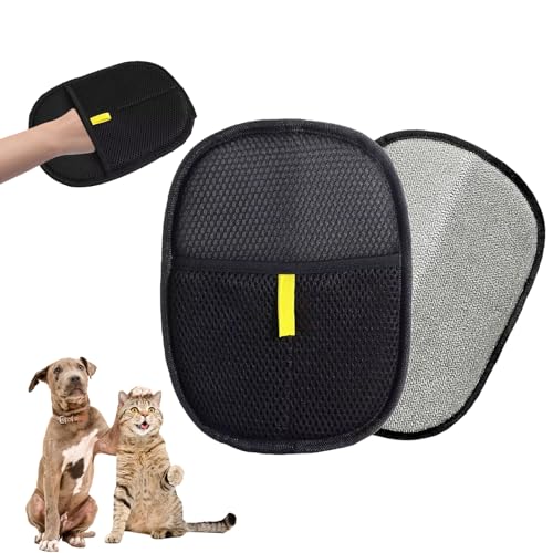 JazRvr 2 Stück Fell Magnet Handschuh, Tierhaarentferner Handschuh für Katzen, Doppelseitige Fellpflege Handschuhe, Katzenhaarentferner Handschuh, 24 x 17.5 cm JazRvr 2 Stück Fell Magnet Handschuh, Tierhaarentferner Handschuh für Katzen, Doppelseitige Fellpflege Handschuhe, Katzenhaarentferner Handschuh, 24 x 17.5 cm von JazRvr