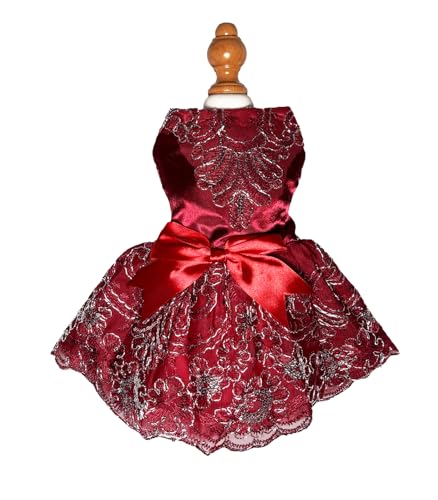 JcDuDoi Hundeprinzessin Lolita-Kleid für kleine Hunde und Mädchen, glitzernde Pailletten, süße Haustierkleidung, Hochzeit, Geburtstag, Party, Welpenkleider, Katzenbekleidung, Zubehör, Kostüme, Outfit, JcDuDoi Hundeprinzessin Lolita-Kleid für kleine Hunde und Mädchen, glitzernde Pailletten, süße Haustierkleidung, Hochzeit, Geburtstag, Party, Welpenkleider, Katzenbekleidung, Zubehör, Kostüme, Outfit, von JcDuDoi