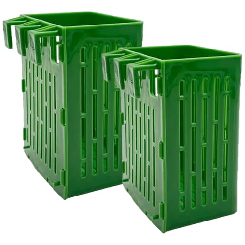 2 PCS Aquarium Pflanzenhalter Hanging Fischtankpflanzenhalter mit verstellbarem Wasserblütentopf für Fischtankanbau und Dekorationen von Jcasbdn