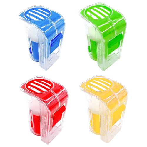 4PCS Queen Marking Käfig, Queen -Bienenmarker aus Kunststoffhändchen, leichtes Gewicht zum Fangen und Markieren 4PCS Queen Marking Käfig, Queen -Bienenmarker aus Kunststoffhändchen, leichtes Gewicht zum Fangen und Markieren von Jcasbdn
